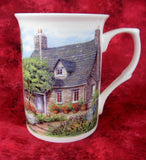 Charming Mug Adderley English Hill Cottage And Garden Bone China English Villages Tea Party - Antiques And Teacups - 2