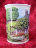 Charming Mug Adderley English Hill Cottage And Garden Bone China English Villages Tea Party - Antiques And Teacups - 4