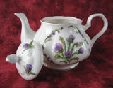 Glamis Thistle Teapot New Springfield English Bone China 4-6 Cups New - Antiques And Teacups - 3