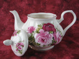 Teapot Summertime Rose New Springfield English Bone China 4-6 Cups - Antiques And Teacups - 2