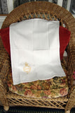 Tea Towel Buckingham Palace London Gold Royal Crest Waffle Weave New - Antiques And Teacups - 3