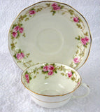 Cup And Saucer AynsleyEngland Rosebuds 1890-1894 Late Victorian Teacup - Antiques And Teacups - 3