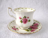 November Chrysanthemum Cup And Saucer Royal Albert Demi Flower Of The Month - Antiques And Teacups - 3