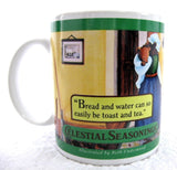 Mug Sleepytime Tea Celestial Seasonings Ceramic Bears Advertising 1993 - Antiques And Teacups - 3