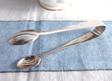 Classic English Sugar Tongs Spoon Ends EPNS Payne Colchester 1920s - Antiques And Teacups - 1