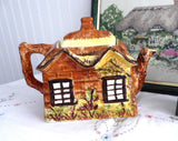Price Kensington Cottage Ware Teapot Ye Olde Cottage Hand Painted 1950s Large - Antiques And Teacups - 2