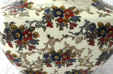 Vintage English Chintz Biscuit Barrel 1930s Cookie Jar Floral Lancaster EPNS - Antiques And Teacups - 4