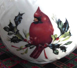 Lenox Winter Greetings Large Teapot American Red Cardinal Holly Christmas Tea - Antiques And Teacups - 4