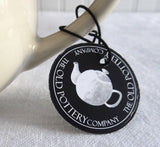 Teapot Tea For Two Keep Calm And Drink Tea Old Pottery Company With Tag