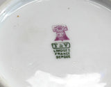 Limoges Hand Painted Cup And Saucer Signed Antique T&V Edwardian Teacup