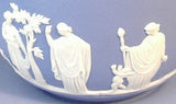 Wedgwood Blue Jasperware Cup And Saucer Sacrifice Group Of Cherubs 1959 - Antiques And Teacups - 3