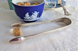 Sugar Tongs 1828 London Georgian Regency English Hallmarked Sterling Silver Initial F
