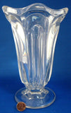Victorian EAPG Celery Vase Loop Ohara Tulip Shape Flint Glass 1860s Celery Crisper