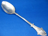 Victorian Gorham Sterling Silver Serving Spoon Louis XIV Large 1860s Elegant Dinner Initial M McG