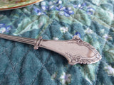 Victorian Gorham Sterling Silver Serving Spoon Louis XIV Large 1860s Elegant Dinner Initial M McG