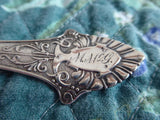 Victorian Gorham Sterling Silver Serving Spoon Louis XIV Large 1860s Elegant Dinner Initial M McG