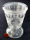 Antique EAPG Spooner Minerva Roman Medallion Clear 1870s Spoon Vase