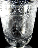 Antique EAPG Spooner Minerva Roman Medallion Clear 1870s Spoon Vase