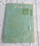 Tintype Child Hand Colored Matted 1870s Antique 1/9 Plate Victorian Photograph