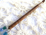 Lace Bobbin Turned Treen Beads Spangles English Mid Victorian 1850-1880s
