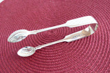 Sugar Tongs 1876 Victorian Hallmarked Sterling Silver Exeter England Initial H