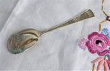 Antique Spoon Victorian Aesthetic Period Silver Plated Sugar Teaspoon 1880s