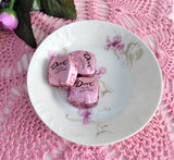 Haviland Limoges Bowl Sauce Dessert Antique French 1880s Schleiger 54 Pink Floral