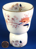 Imari Double Eggcup Pair Fresian Booths England 1880s Hand Colored Transferware