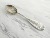 Sterling Silver Seattle WA Souvenir Spoon 1930s Chief Seattle Fancy Engraved