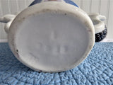 Victorian Portrait Spill Vase 1880s Germany Flatback Mantle Vase Young Lady In Hat
