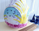 Aesthetic Movement Jug Pitcher English Mid Victorian Floral Hand Painted 1880s