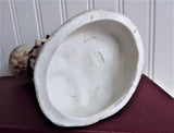 Toothpick Holder Boy With Eggshell Match Holder Hand Painted 1890s Small Vase