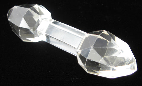 Faceted Crystal Kniferest American Brilliant ABC Pointed Ends 1880s