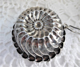 Antique 1887 Sterling Silver Teapot Spout Tea Strainer Basket Whiting USA Tea Leaf Catcher