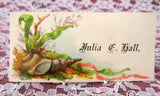 Victorian Original 11 Visiting Cards Calling Cards Boy Birds Hands Various Styles Lot 5