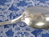 American Sterling Silver 6 Teaspoons Geo. Shiebler And Co Clematis 1890s Mono E T French Art Nouveau