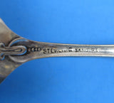 American Sterling Silver 6 Teaspoons Geo. Shiebler And Co Clematis 1890s Mono E T French Art Nouveau