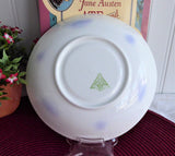 Grandmothers Blue Chelsea Cup And Saucer Adderleys Sprigged Ironstone 1890s