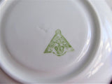 Grandmothers Blue Chelsea Cup And Saucer Adderleys Sprigged Ironstone 1890s