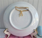 Delft Plate Windmill Canal Victorian Blue And White 1890s Charger Hand Painted