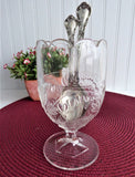 Bleeding Heart Spooner Victorian 1890 King And Son Spoon Vase EAPG