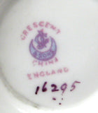 Gorgeous Crescent Cream Soup And Saucer Rosebuds 1890s George Jones