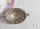 Gorham Sterling Silver Teapot Spout Tea Strainer Basket Ornate 1890s Tea Leaf Catcher