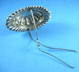 Gorham Sterling Silver Teapot Spout Tea Strainer Basket Ornate 1890s Tea Leaf Catcher