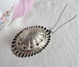 Gorham Sterling Silver Teapot Spout Tea Strainer Basket Ornate 1890s Tea Leaf Catcher