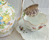 Gorham Sterling Silver Teapot Spout Tea Strainer Basket Pouch 1890s Tea Leaf Catcher