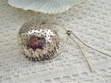 Gorham Sterling Silver Teapot Spout Tea Strainer Basket Pouch 1890s Tea Leaf Catcher