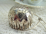 Gorham Sterling Silver Teapot Spout Tea Strainer Basket Pouch 1890s Tea Leaf Catcher