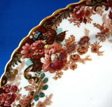 Imari Victorian Transferware Tea Plate Radfords Gorgeous 1890s Polychrome Transferware