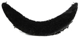 Antique Black Bead Epaulet Bugle Beads English Curve 1890s Bead Trim Mourning